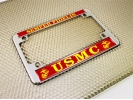 USMC - Semper Fidelis EGA - Motorcycle Metal License Plate Frame
