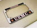 USMC - Veteran Marine Corps - Motorcycle Metal License Plate Frame