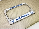 USAF - U.S. Air Force Symbol - Motorcycle Metal License Plate Frame