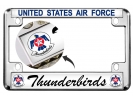 USAF - U.S. Air Force Thunderbirds - Motorcycle Metal License Plate Frame