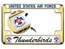 USAF - U.S. Air Force Thunderbirds - Motorcycle Metal License Plate Frame