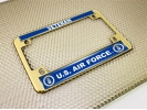 USAF - U.S. Air Force Veteran - Motorcycle Metal License Plate Frame