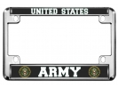 U.S. Army - Motorcycle Metal License Plate Frame