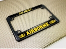 U.S. Army Airborne - Motorcycle Metal License Plate Frame (BY)