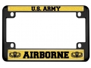U.S. Army Airborne - Motorcycle Metal License Plate Frame (GB)