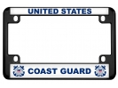 U.S. Coast Guard - Motorcycle Metal License Plate Frame