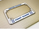 U.S. Coast Guard - Motorcycle Metal License Plate Frame