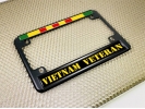 Vietnam Veteran - Motorcycle Metal License Plate Frame