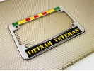 Vietnam Veteran - Motorcycle Metal License Plate Frame