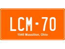 1949 Massillon, Ohio - Decorative License Plates