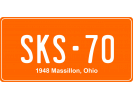 1948 Massillon, Ohio - Decorative License Plates
