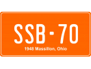 1948 Massillon, Ohio - Decorative License Plates