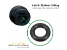 U.S. Air Force Tire Valve Stem Caps – Black Aluminum Set of 4