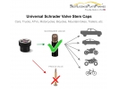 Coast Guard Tire Valve Stem Caps – Black Aluminum Set of 4