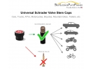 Firefighter Tire Valve Stem Caps – Black Aluminum Set of 4