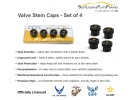 U.S. Army Tire Valve Stem Caps – Black Aluminum Set of 4
