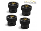 U.S. Army Tire Valve Stem Caps – Black Aluminum Set of 4