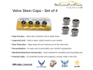 U.S. Army Tire Valve Stem Caps – Silver Aluminum Set of 4