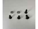 Stainless steel screws - Black (for BILLET frames only)