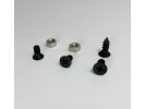 Stainless steel screws - Black (for BILLET frames only)