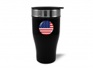 Travel Mug with American Flag Logo