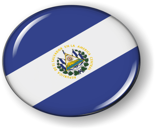 El Salvador - Flag - Country Emblem - Best License Plate Frames