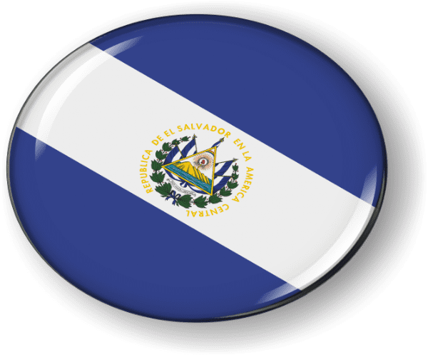 El Salvador - Flag - Country Emblem - Best License Plate Frames