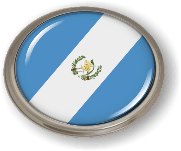 Guatemala - Flag - Country Emblem - Best License Plate Frames