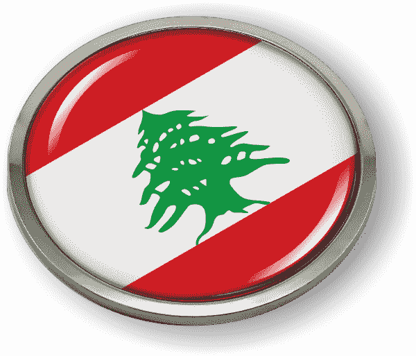 Lebanon - Flag - Country Emblem