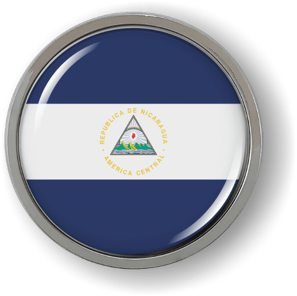 Nicaragua - Flag - Country Emblem - Best License Plate Frames