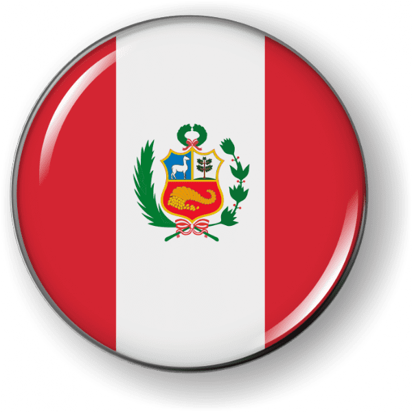 Peru - Flag - Country Emblem - Best License Plate Frames