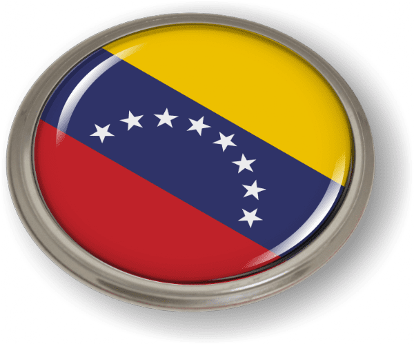 Venezuela Flag Custom Name Patch Personalized Embroidered