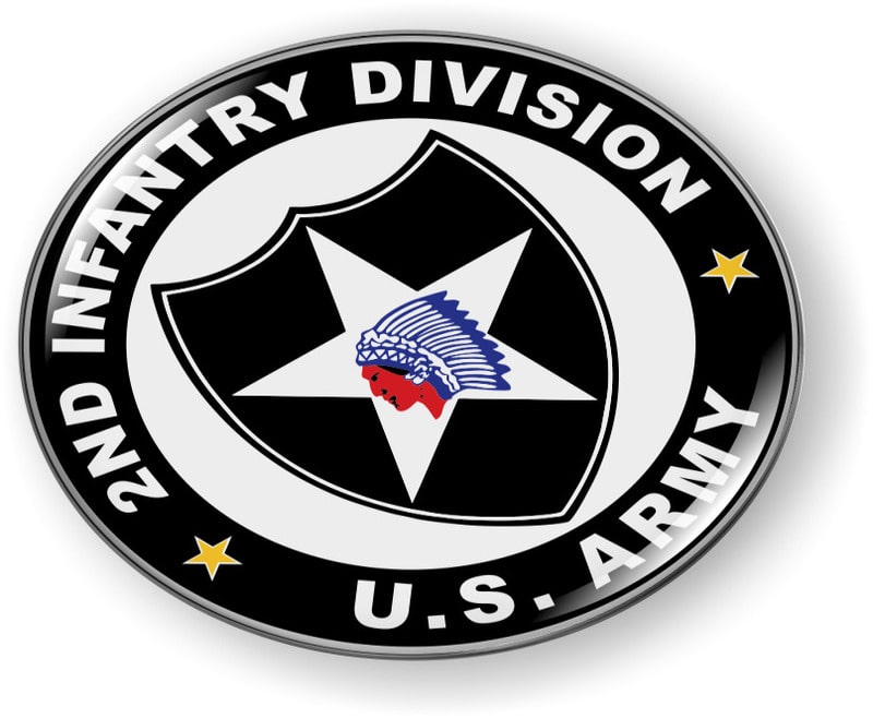 2nd Infantry Division US Army Emblem - BestLicensePlateFrames.com