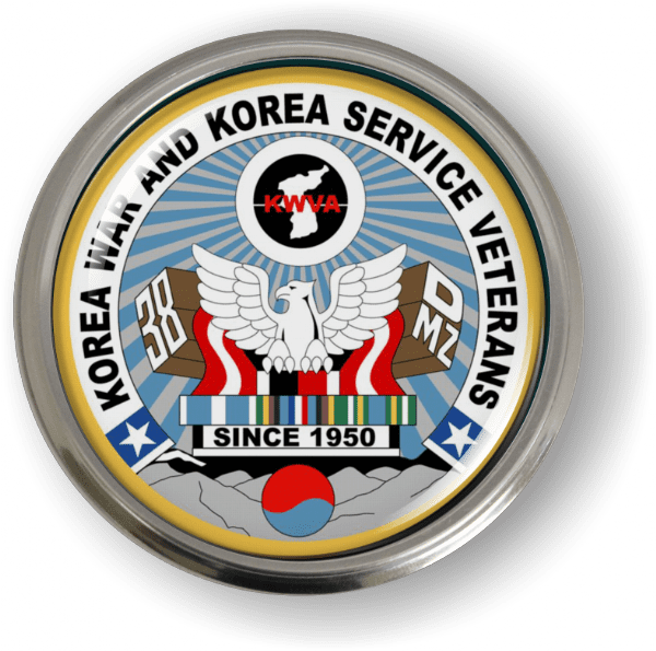 Korean War Veterans Emblem - BestLicensePlateFrames.com