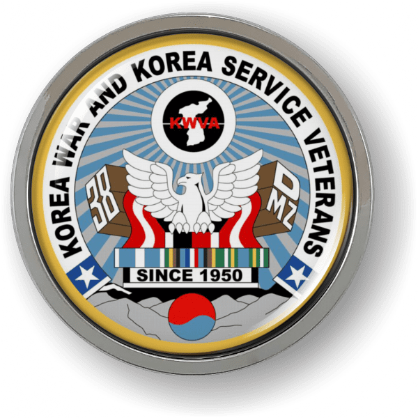 Korean War Veterans Emblem - BestLicensePlateFrames.com