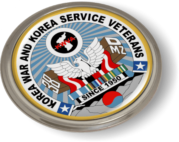 Korean War Veterans Emblem - BestLicensePlateFrames.com