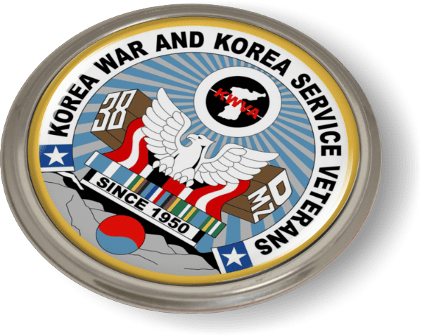 Korean War Veterans Emblem - Bestlicenseplateframes.com