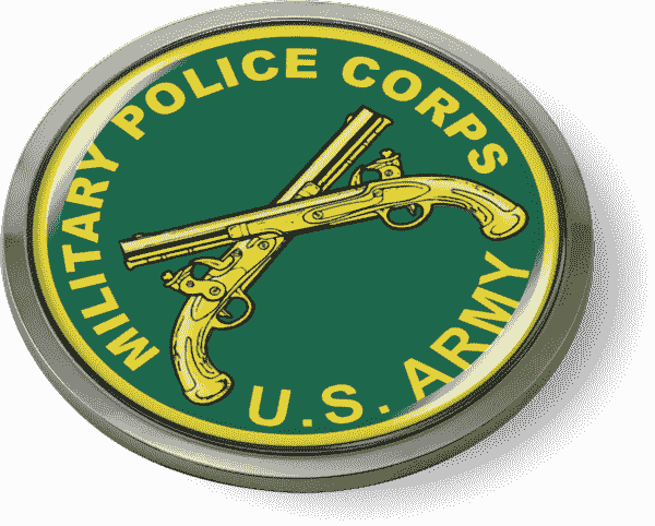 Military Police Corps Emblem - BestLicensePlateFrames.com