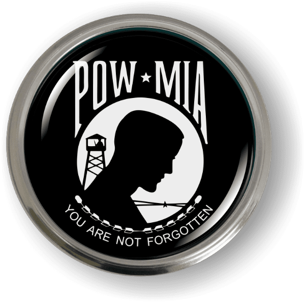 POW MIA Vietnam WAR Emblem - BestLicensePlateFrames.com