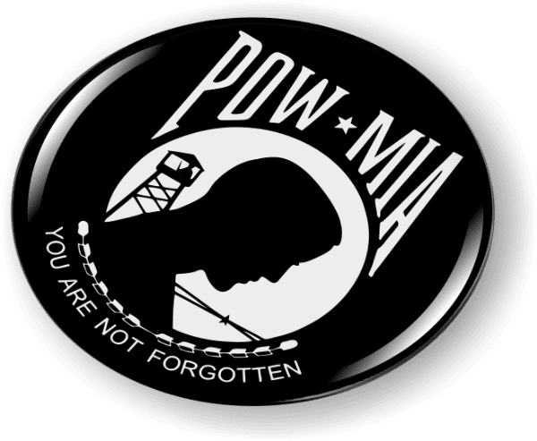 POW MIA Vietnam WAR Emblem - BestLicensePlateFrames.com