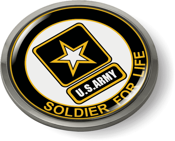 Soldier for Life Emblem - Best License Plate Frames