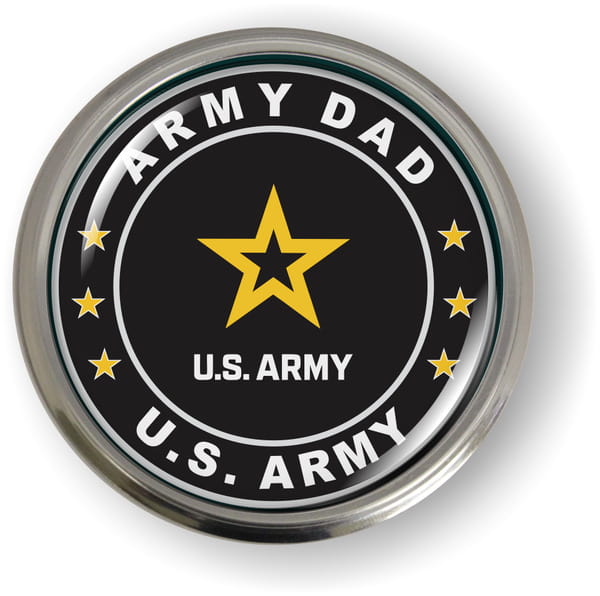 U.S. Army Dad Emblem - BestLicensePlateFrames.com