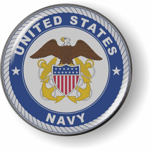 U.S. Navy Officer Crest Emblem - BestLicensePlateFrames.com