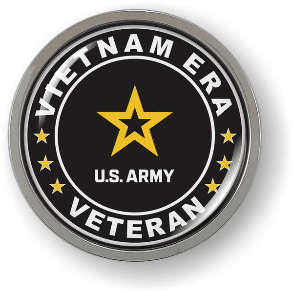 Vietnam ERA Veteran U.S. Army Emblem - BestLicensePlateFrames.com