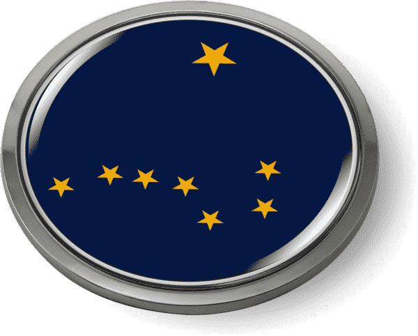 Alaska - State Flag Emblem - Best License Plate Frames