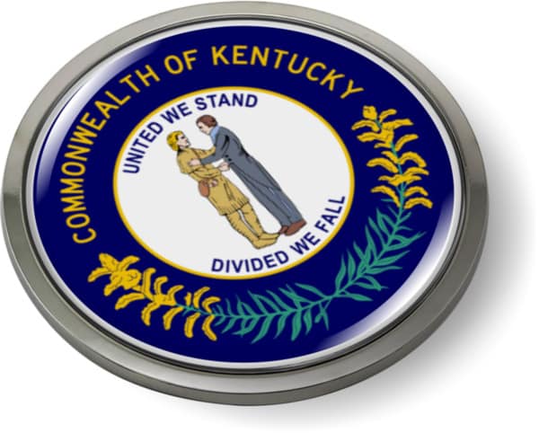 Kentucky - State Flag Emblem - Best License Plate Frames
