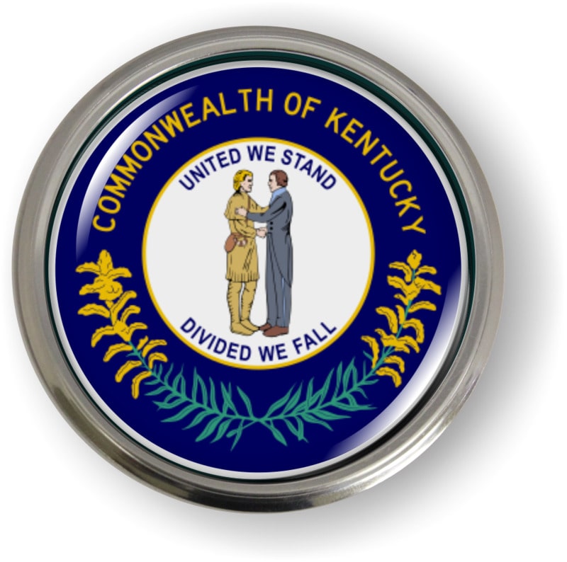 Kentucky - State Flag Emblem - Best License Plate Frames