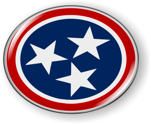 Tennessee - State Flag Emblem - Best License Plate Frames