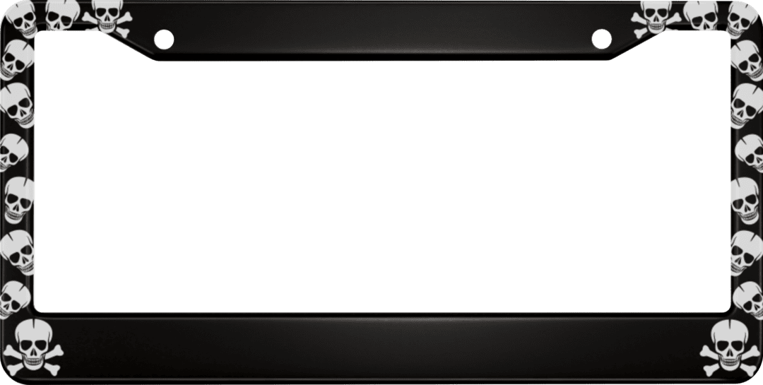 Skull License Plate Frame