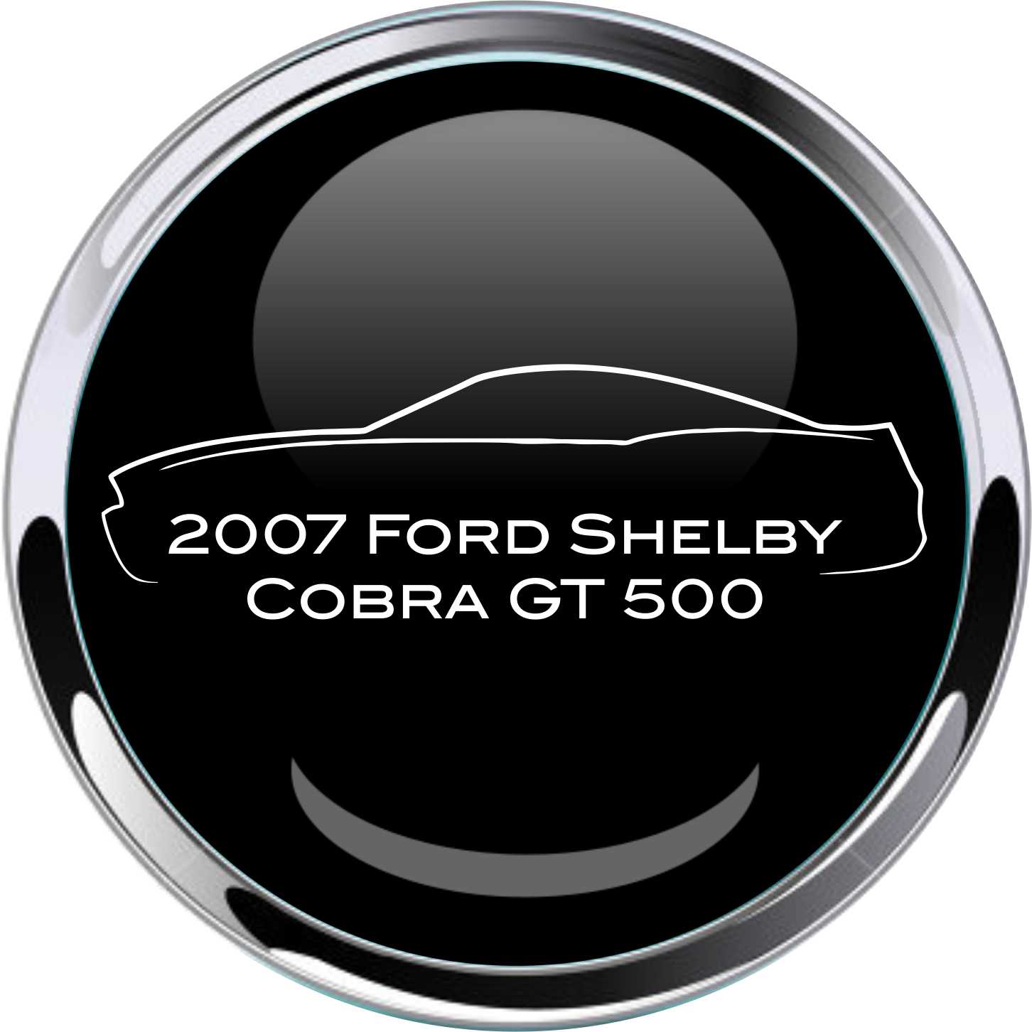 2007 Ford Shelby Cobra GT 500 Car Emblem